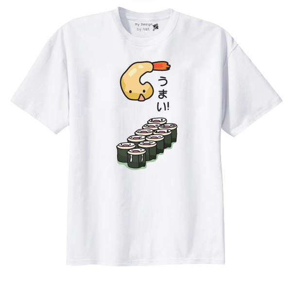 เสื้อลายซูชิ
