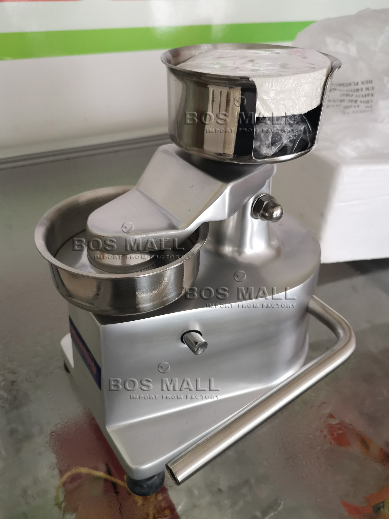 กดเเนื้อ ทำเบอร์เกอร์