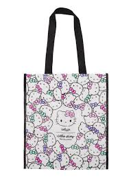 Smiggle reusable bag -Spider size S - ถุงช้อปปิ้ง Hello Kitty