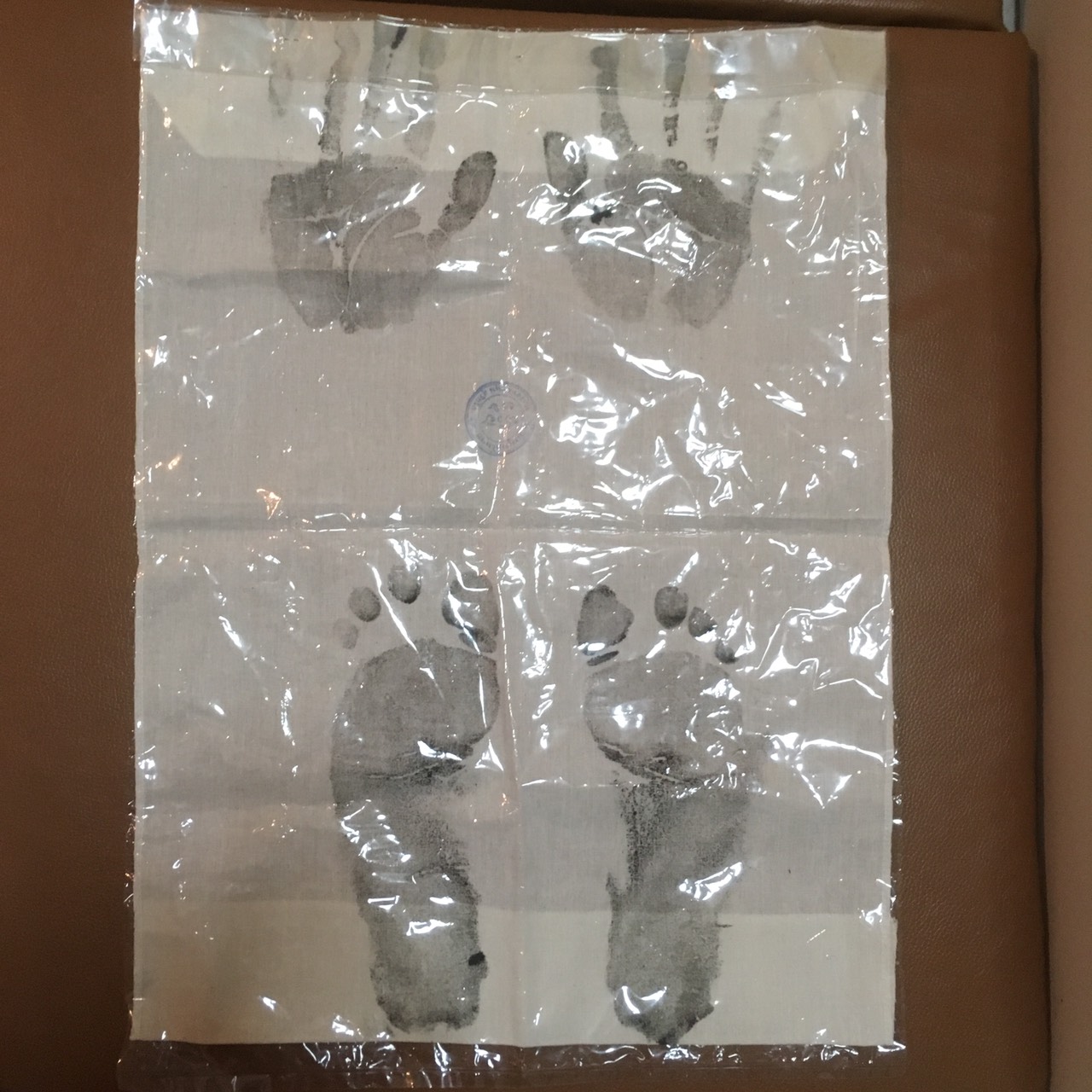PM001 รอยมือ รอยเท้า (ปั๊มสด) ลพ.หนุน วัดพุทธโมกข์