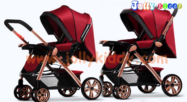 CS10120 รถเข็นเด็ก Welebao MT03 Premium สีแดง