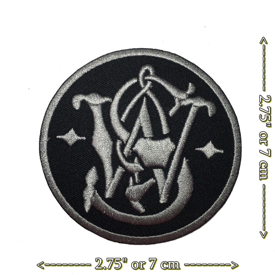 SW ตัวรีดติดเสื้อ อาร์มรีด อาร์มปัก ตกแต่งเสื้อผ้า หมวก กระเป๋า แจ๊คเก็ตยีนส์ Badge Embroidered Iron on Patch