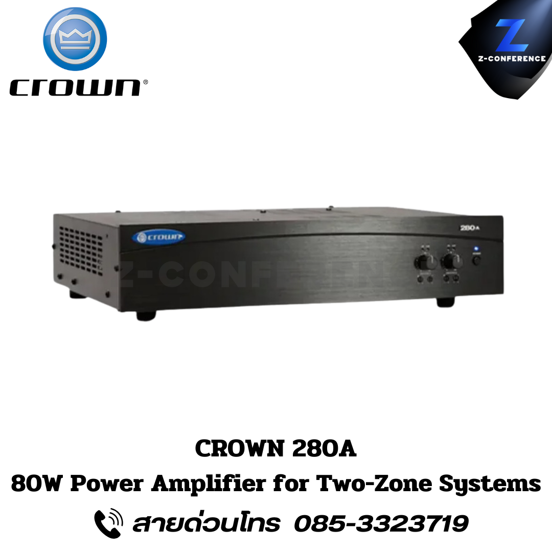 CROWN 280A Power Amplifier , แอมป์ , amplifier, power amp, power amplifier