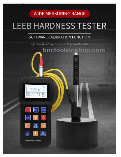 Metal Leeb Hardness Tester stainless Steel Alloy copper Hardness Measuring Meter HRC HL HB HV HS HRB Hardness Testing Gauge Brand : SOONDA