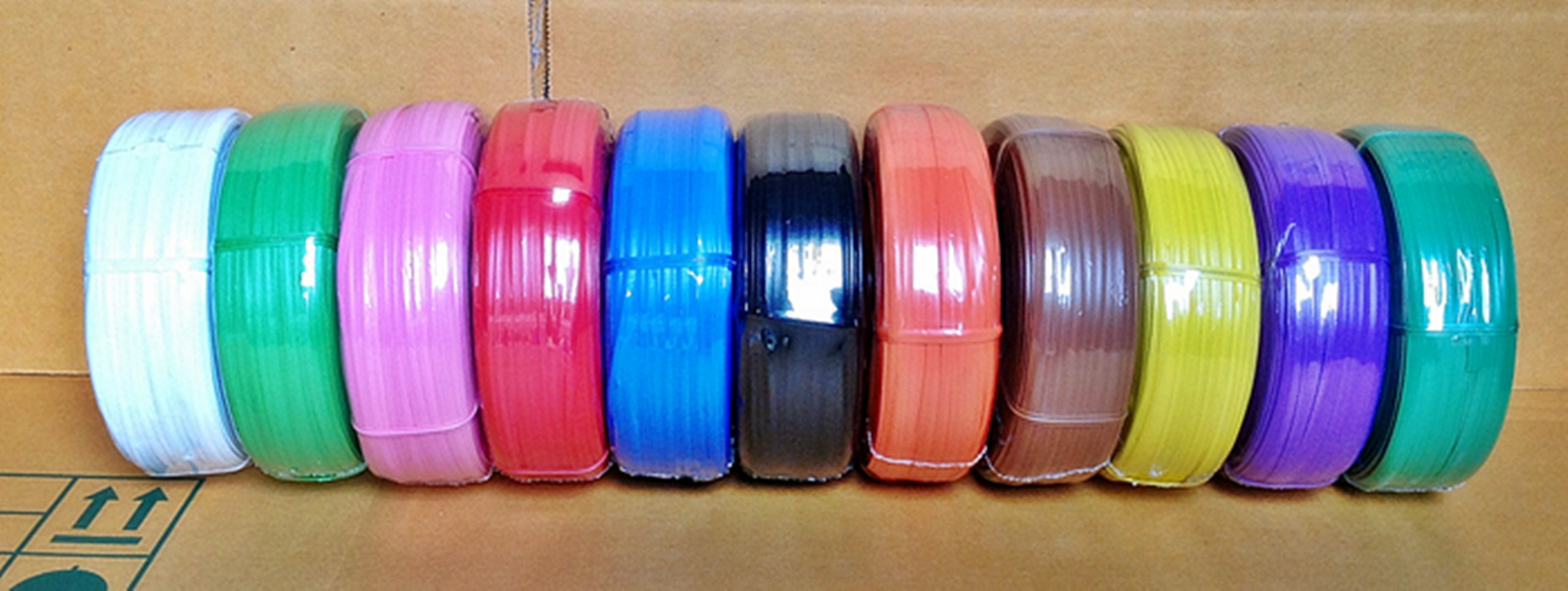 ลวดมัดสายไฟ ลวดมัดสายแลน ลวดมัดสายโทรศัพท์ ลวดพลาสติก ลวดหุ้มพลาสติก ลวดเคลือบพลาสติก ชนิด หุ้มด้วย PE (PE TIE) SKU-00143