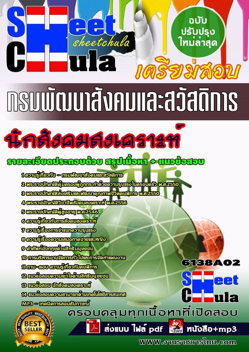แนวข้อสอบนักสังคมสงเคราะห์ กรมพัฒนาสังคมและสวัสดิการ