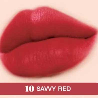 Srichand Feelin Me Matte Liquid Lip 3g. #10 Savvy Red ลิปศรีจันทร์ ฟิลลิน มี แมทต์ ลิควิด ลิป ขนาด 3 กรัม สี 10 Savvy Red
