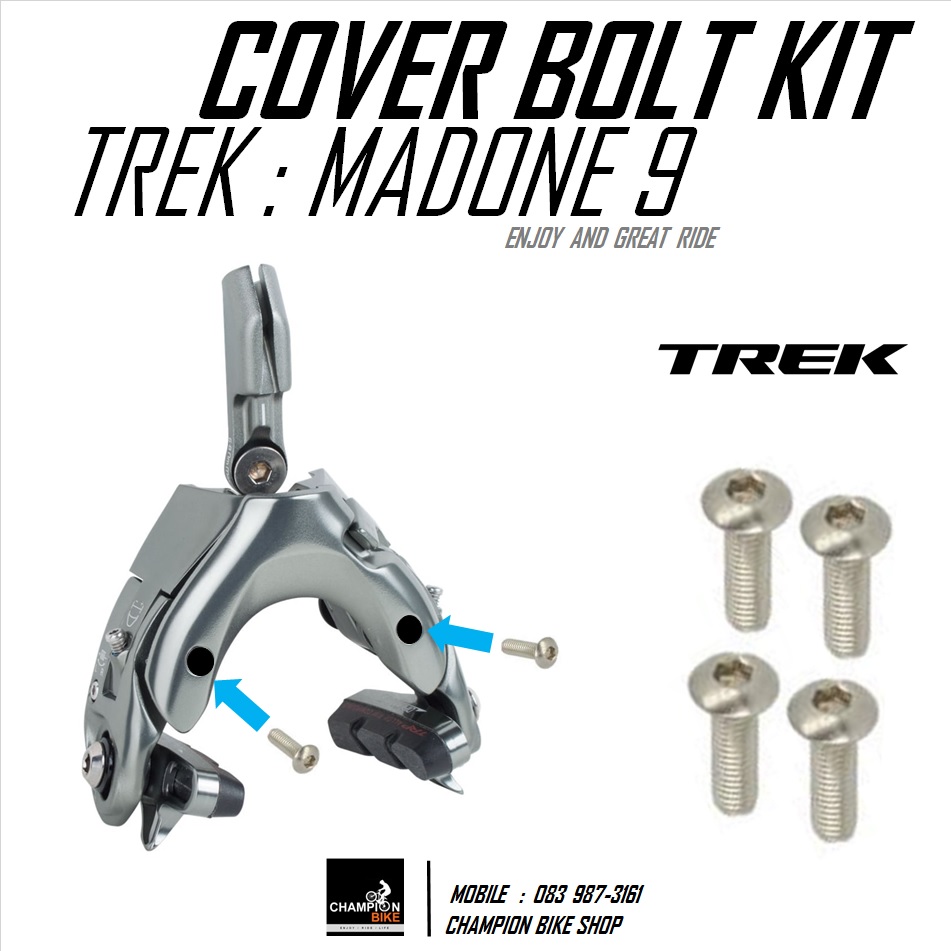 น็อตล็อคฝาปิดก้ามเบรค น็อตก้ามเบรค TREK MADONE 9 SERIES - BRAKE COVER BOLT KIT