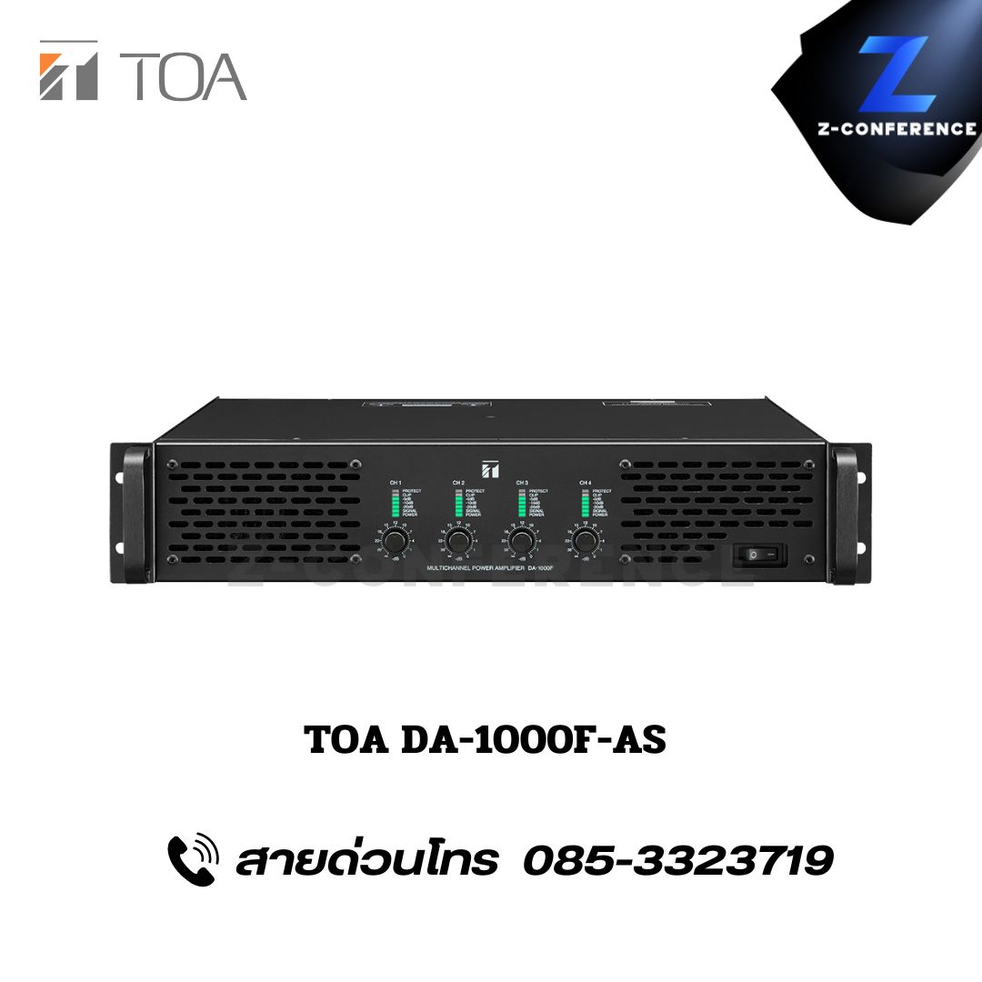TOA DA-1000F-AS Power Amplifier , แอมป์ , amplifier, power amp, power amplifier