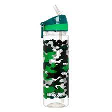กระติกน้ำ หลอดดูด Smiggle water bottle- Budz- เขียวพราง