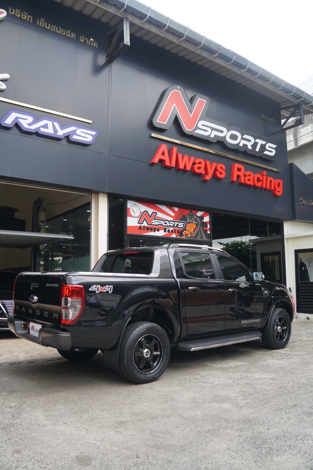 รีวิว Ford Ranger + Rayswheel TE37sb 18x8+38 6-139.7
