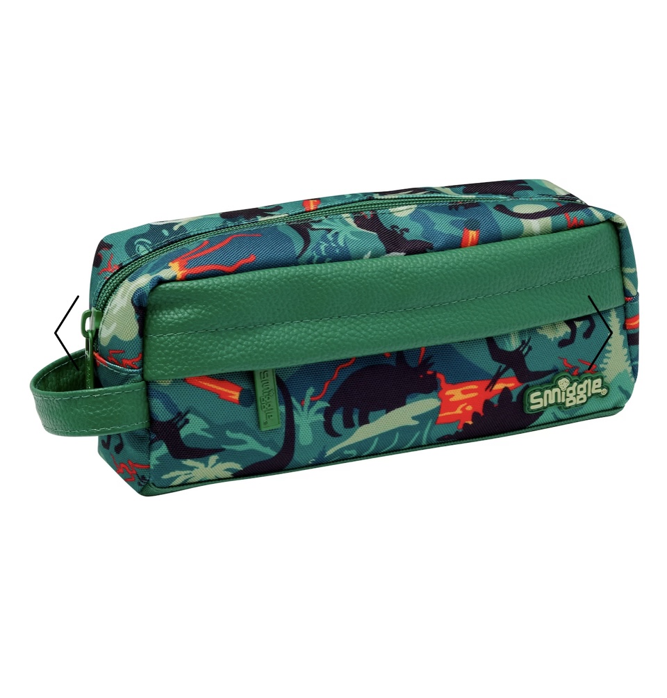 กระเป๋าดินสอ 2 ซิป Smiggle Essential Pencil Case -Vivid- ไดโน