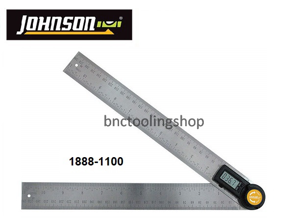 ฉากองศาแบบดิจิตอลขนาด11" - Digital Angle Locator and Ruler11",JOHNSON,1888-1100