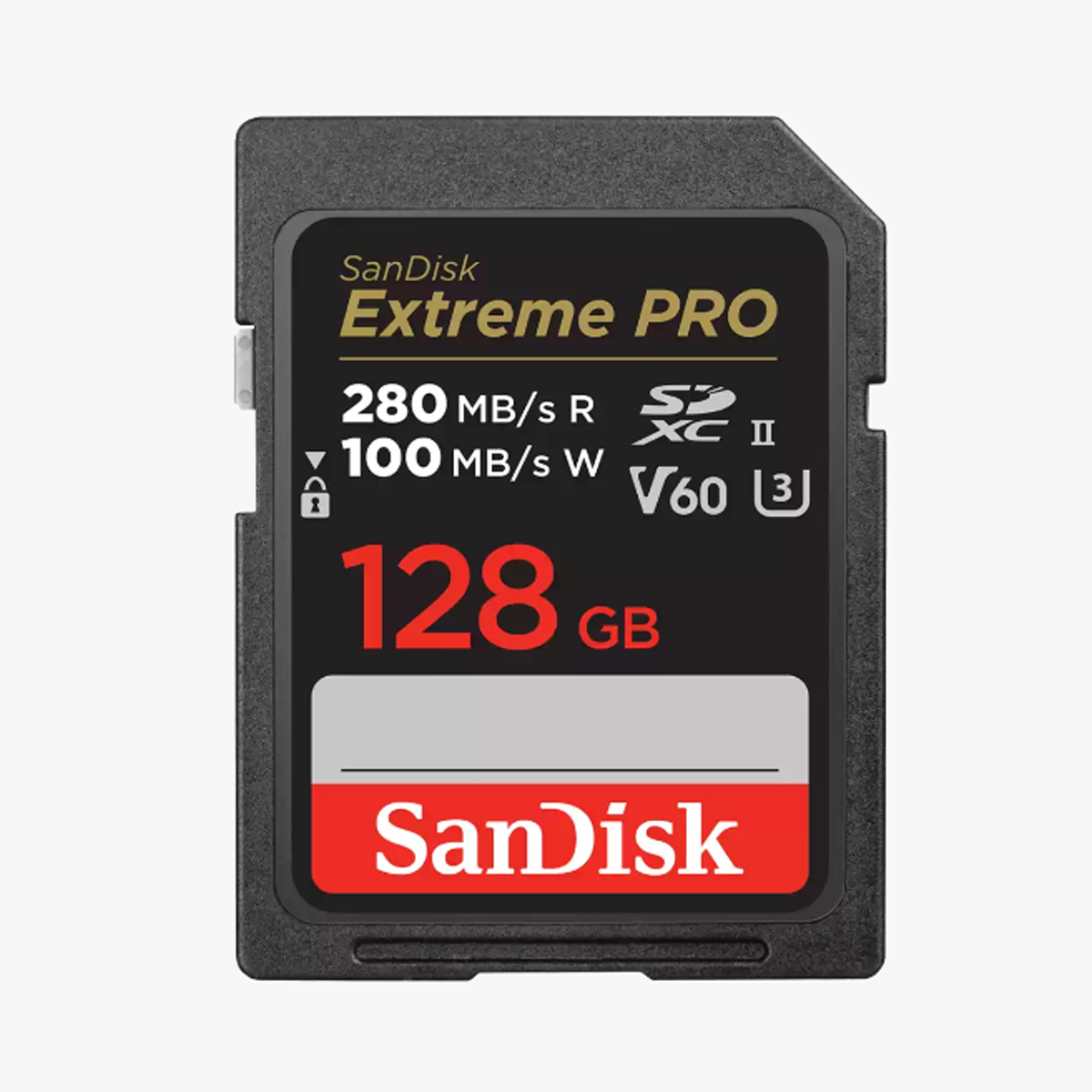 SanDisk Extreme Pro SDXC, SDSDXEP 128GB, V60, U3, C10, UHS-II, 280MB/s R, 100MB/s W, 4x6, Lifetime Limited (SDSDXEP-128G-GN4IN) เมมโมรี่ แซนดิส กล้อง ถ่ายรูป กล้องDSLR ประกัน Synnex ตลอดอายุการใช้งาน