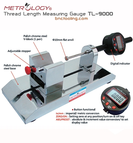 METROLOGY,Thread Length Measuring Gauge,TL-9000