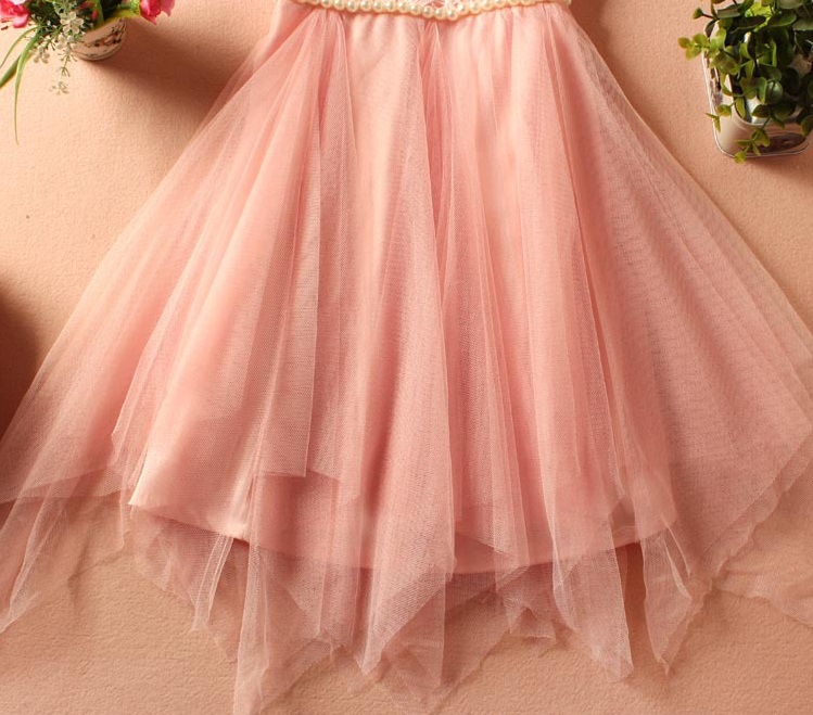 ชุดเดรสออกงานสีชมพู ส่งฟรี ems