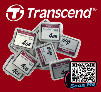 TransCend, Compact Flash Card, 4Gb,CF180,CF180I,Industrial Grade