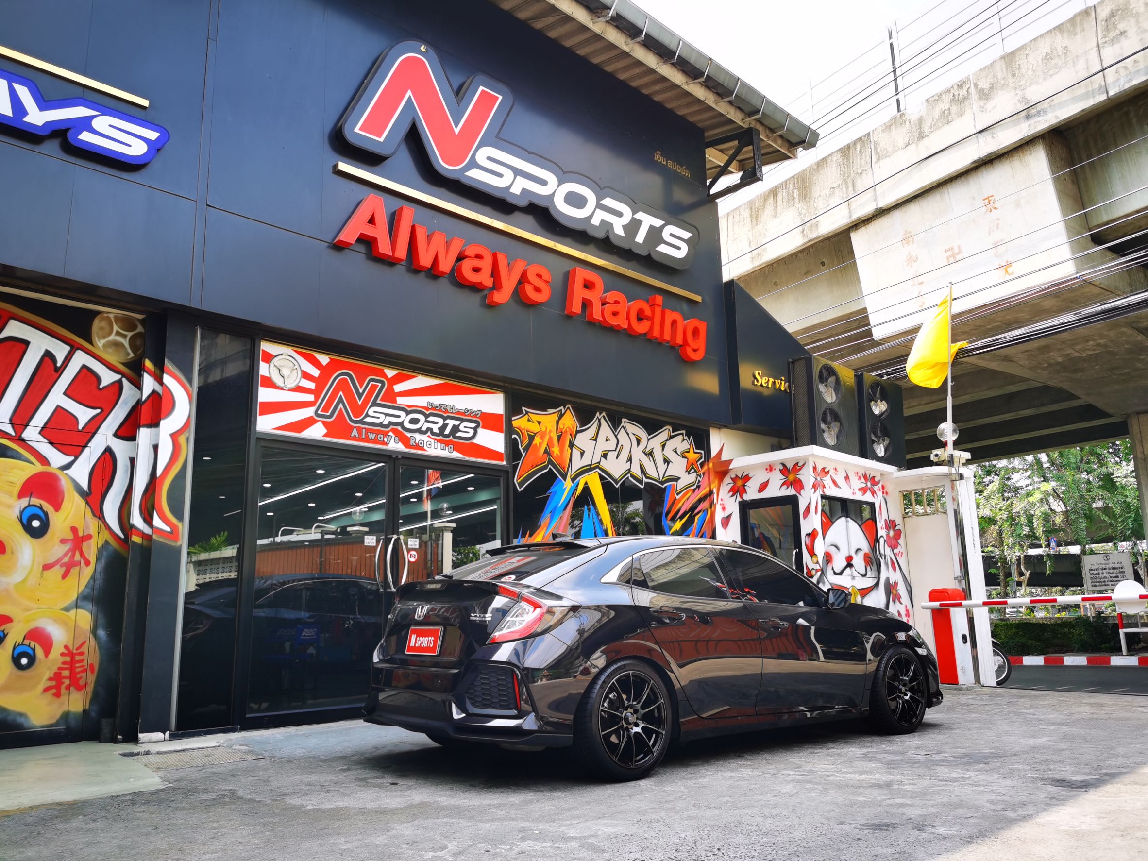 มาใหม่ล่าสุด Wedssports SA25R 18x8.5+35 5-114.3+ใส่คู่รถ Honda Civic