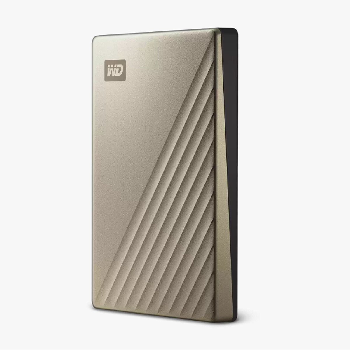 WD My Passport Ultra HDD Type-C 2TB 4TB External Harddisk ฮาร์ดดิสพกพา ฺGold สีทอง , USB 3.1 and USB Type C Western Digital