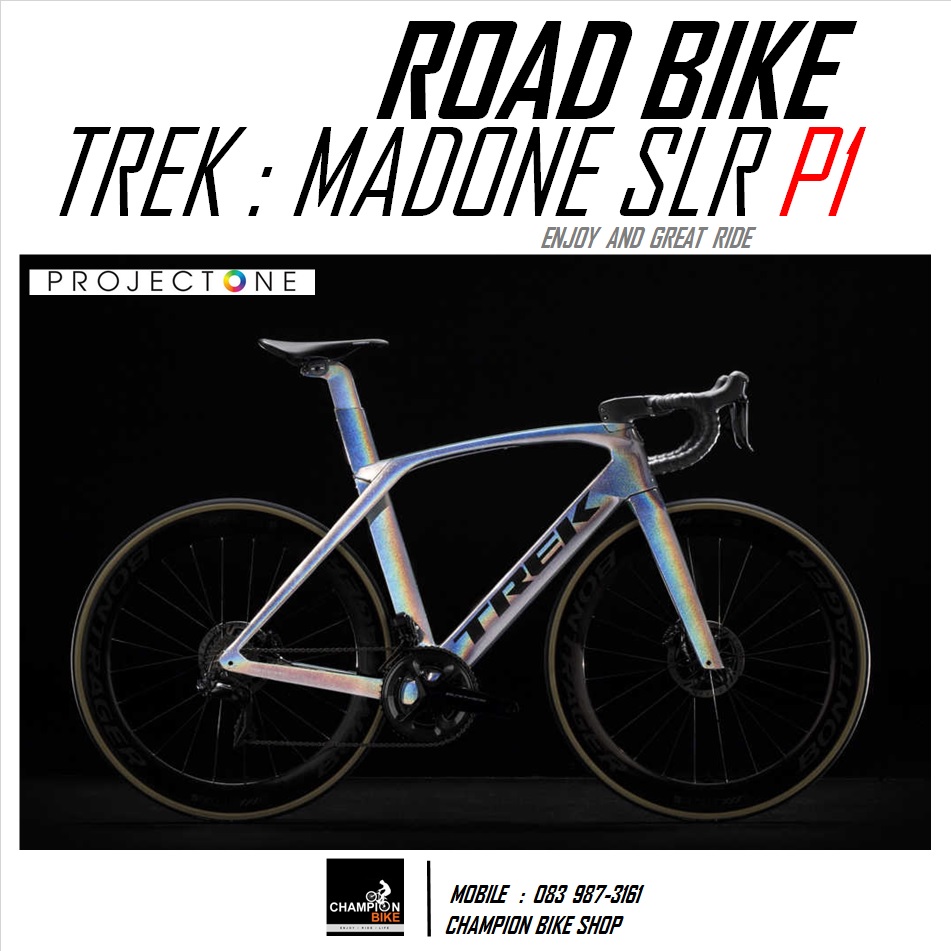จักรยานเสือหมอบ TREK MADONE SLR DISC PROJECT ONE ICON PRISMATIC PEARL CUSTOM AERO ROAD BIKE