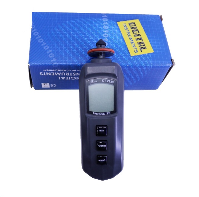 Portable Velometer Lutron DT2230 Pocket Tachometer Photo/Contact Tachometer Measuring Long Distance Mini Tachometer