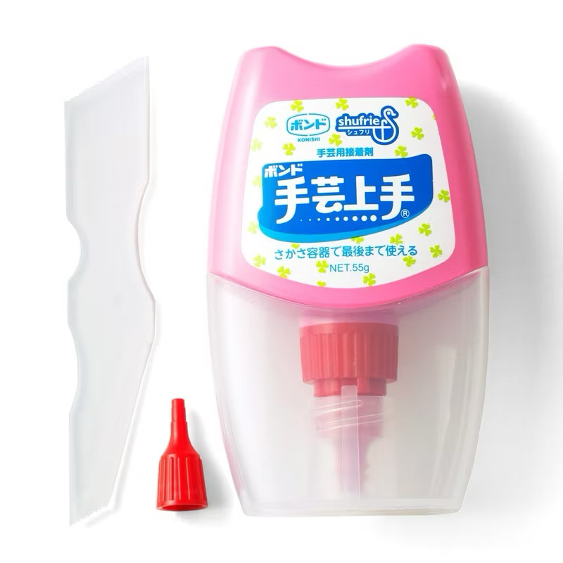 Konishi Shufrie กาวญี่ปุ่นงานฝีมือคุณภาพสูง ติดผ้า ตุ๊กตา กระดาษ made in japan