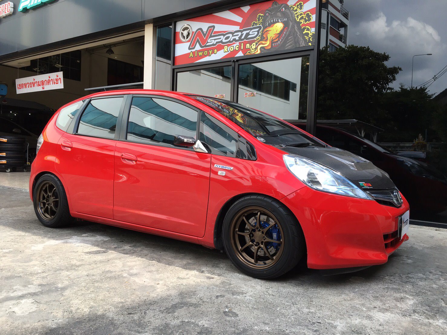 Honda Jazz + CE28 15x7+28 4-100