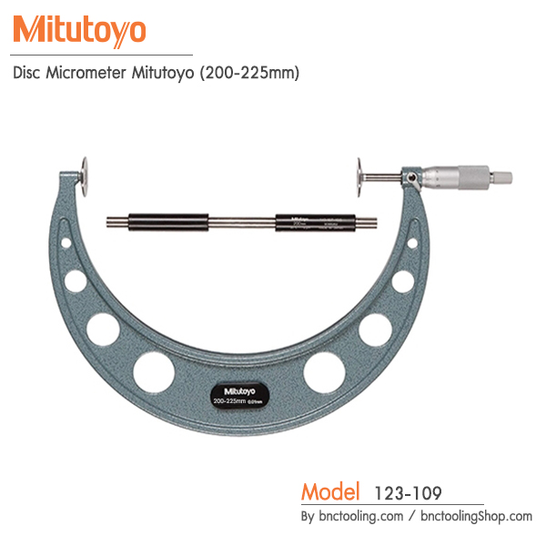 Mitutoyo,Disc Micrometer (200-225mm),123-109