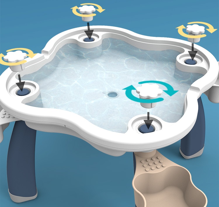 E10914 โต๊ะตัวต่อเลโก้ พร้อมเก้าอี้หูกระต่าย Multifunction