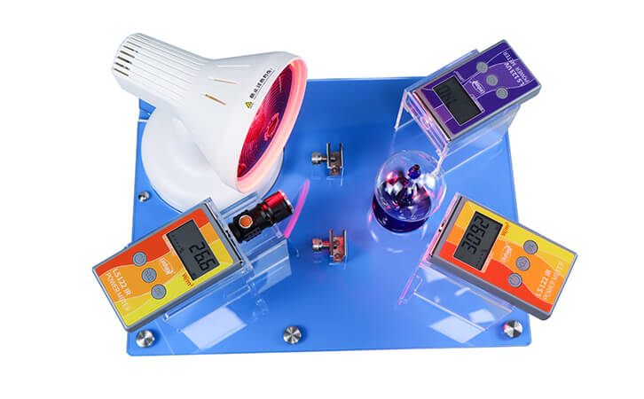 Linshang,FS3150 Solar Film Sales Kit Demonstrate heat insulation effect, UV protection and reflective heat insulation of light-transmitting materialWindow Solar Film Meter Power Tester FS3150 Tinted Glass Car Demonstration Heat Insulation UV Protection St