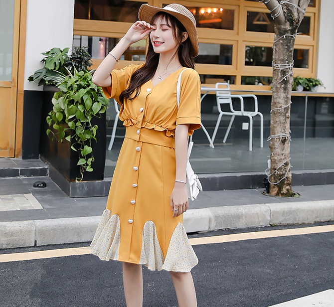 ชุดเซ็ทสีเหลืองมัสตาร์ด ส่งฟรี ems
