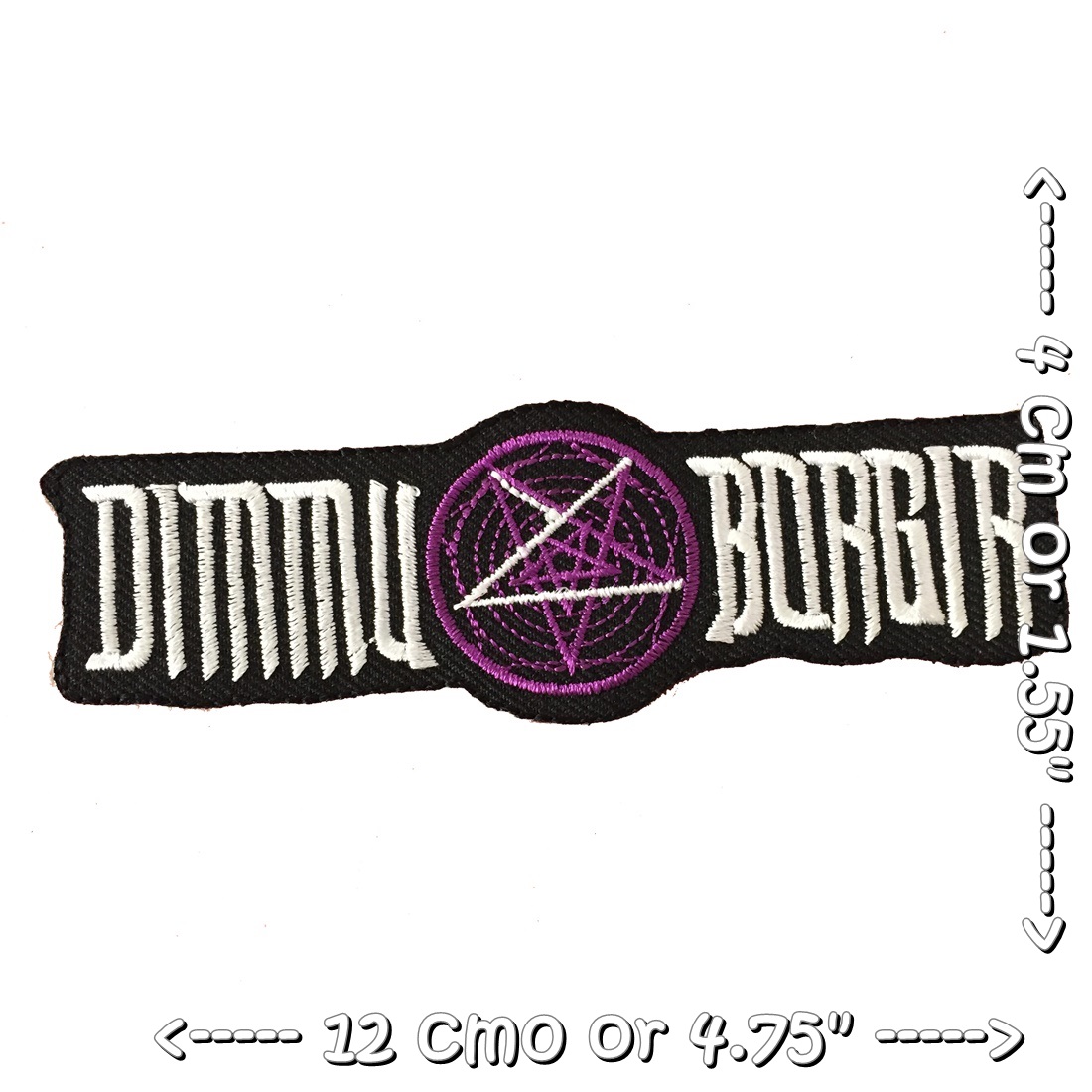 Dimmu Borgir วงดนตรี ร็อค เฮฟวี่เมทัล พังค์ ตัวรีดแบบปัก อาร์มปัก ตัวรีดติดเสื้อ ตัวรีด ติดกระเป๋า ติดหมวก ติดแจ๊คเก็ต Rock Iron on Embroidered Patch