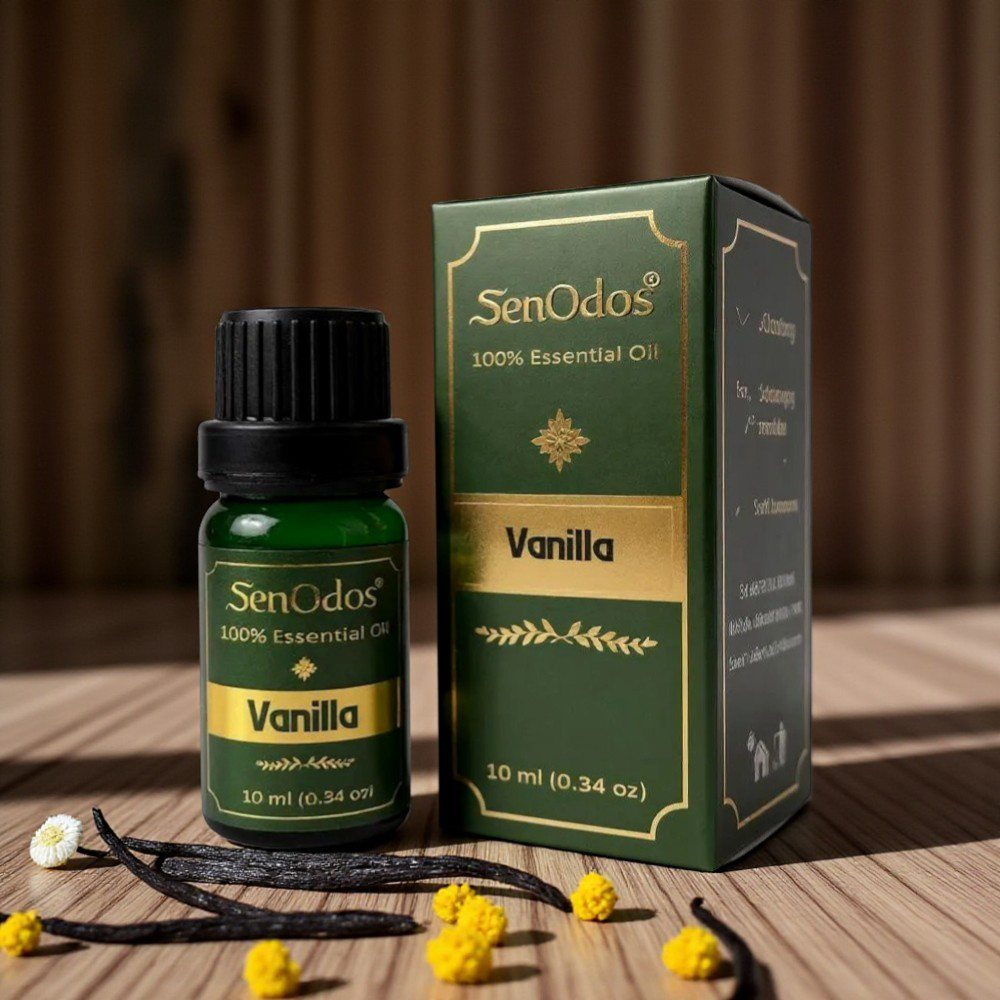 SenOdos น้ำมันหอมระเหยแท้ กลิ่นวานิลลา Vanilla Pure Essential Oil 10 ml.