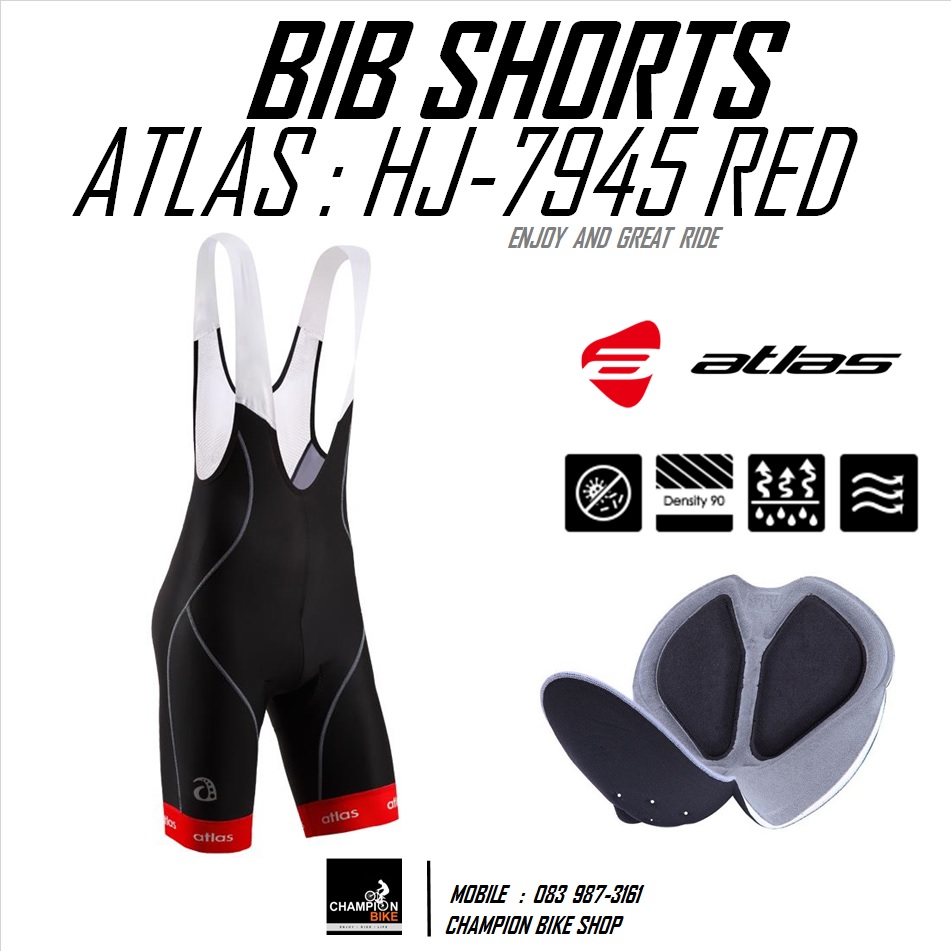 เอี้ยมจักรยาน ขาสั้น ATLAS : HJ-7945-L BIB SHORTS