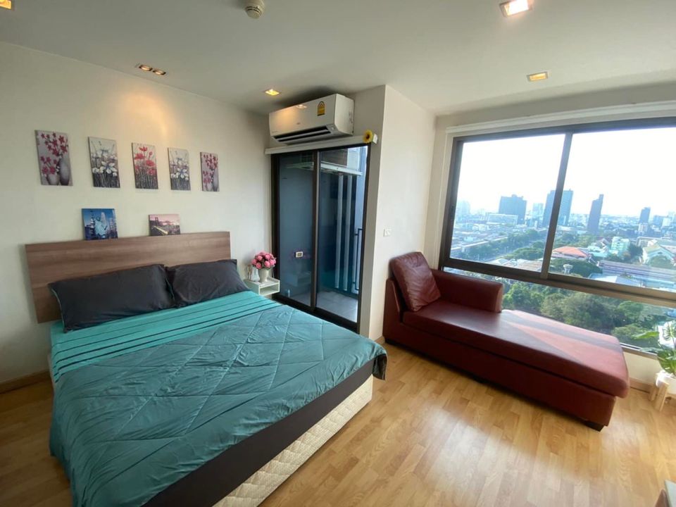 ให้เช่า คอนโด CASA CONDO อโศก-ดินแดง ขนาด 26 ตรม. ห้อง Studio ชั้น 23 วิวสระว่ายน้ำ Fully furnished ใกล้ MRT พระราม9