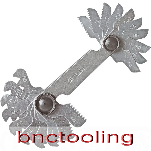Hunter,Screw Pitch Gauge,Pitch Gauge,หวีวัดเกลียว,ระบบนิ้ว-มิล 52ใบชุด, 60 deg55deg,PitchGage405-52