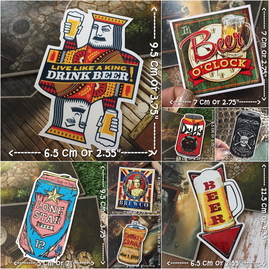 สติกเกอร์ ปาร์ตี้ เคลือบกันน้ำ ลายแนวๆ ไดคัท ติดกระเป๋าเดินทาง โน้ตบุ๊ค เคสโทรศัพท์ กระบอกน้ำ Waterproof Decal Sticker