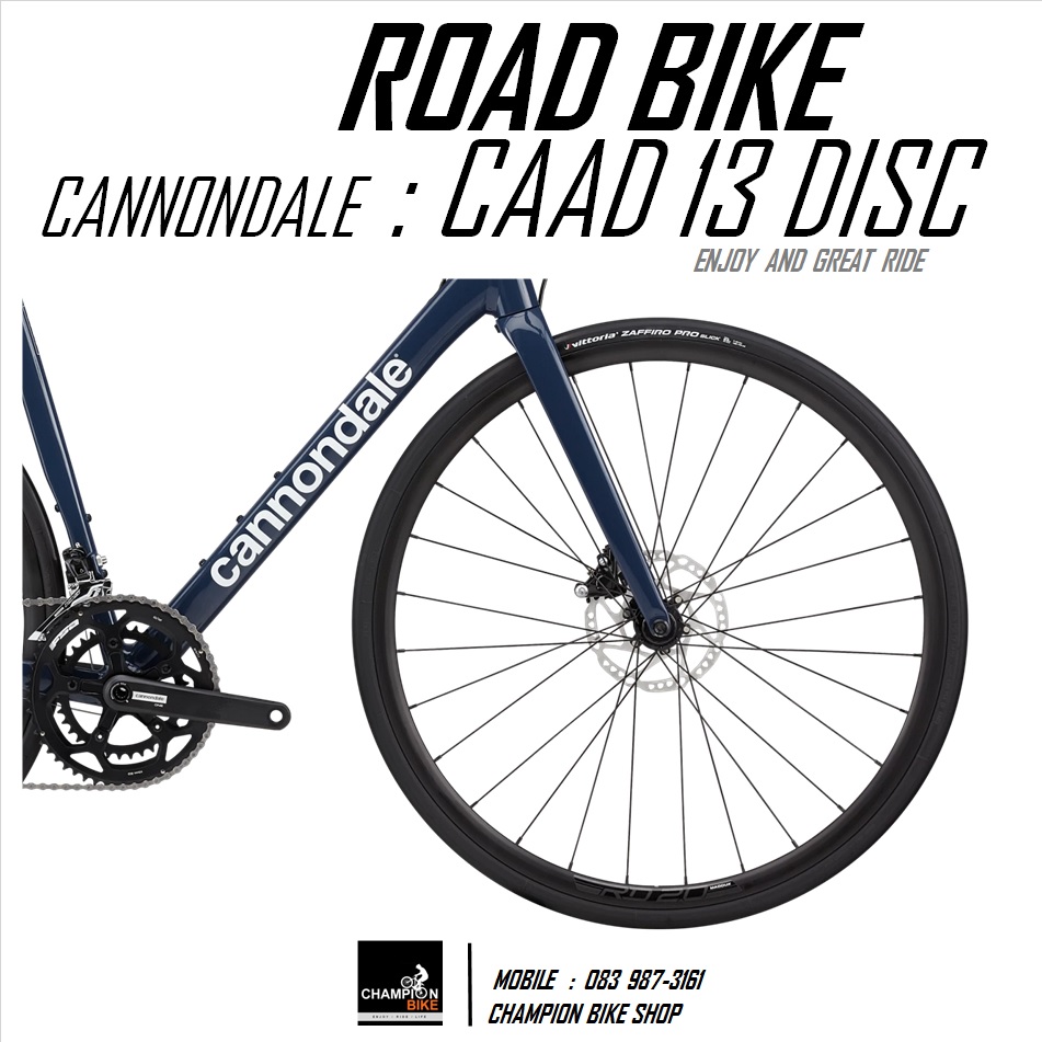 จักรยานเสือหมอบแคนนอนเดล CANNONDALE : CAAD 13 DISC - 2021 ROAD BIKE สีน้ำเงิน RAPHA TEAM REPLICA