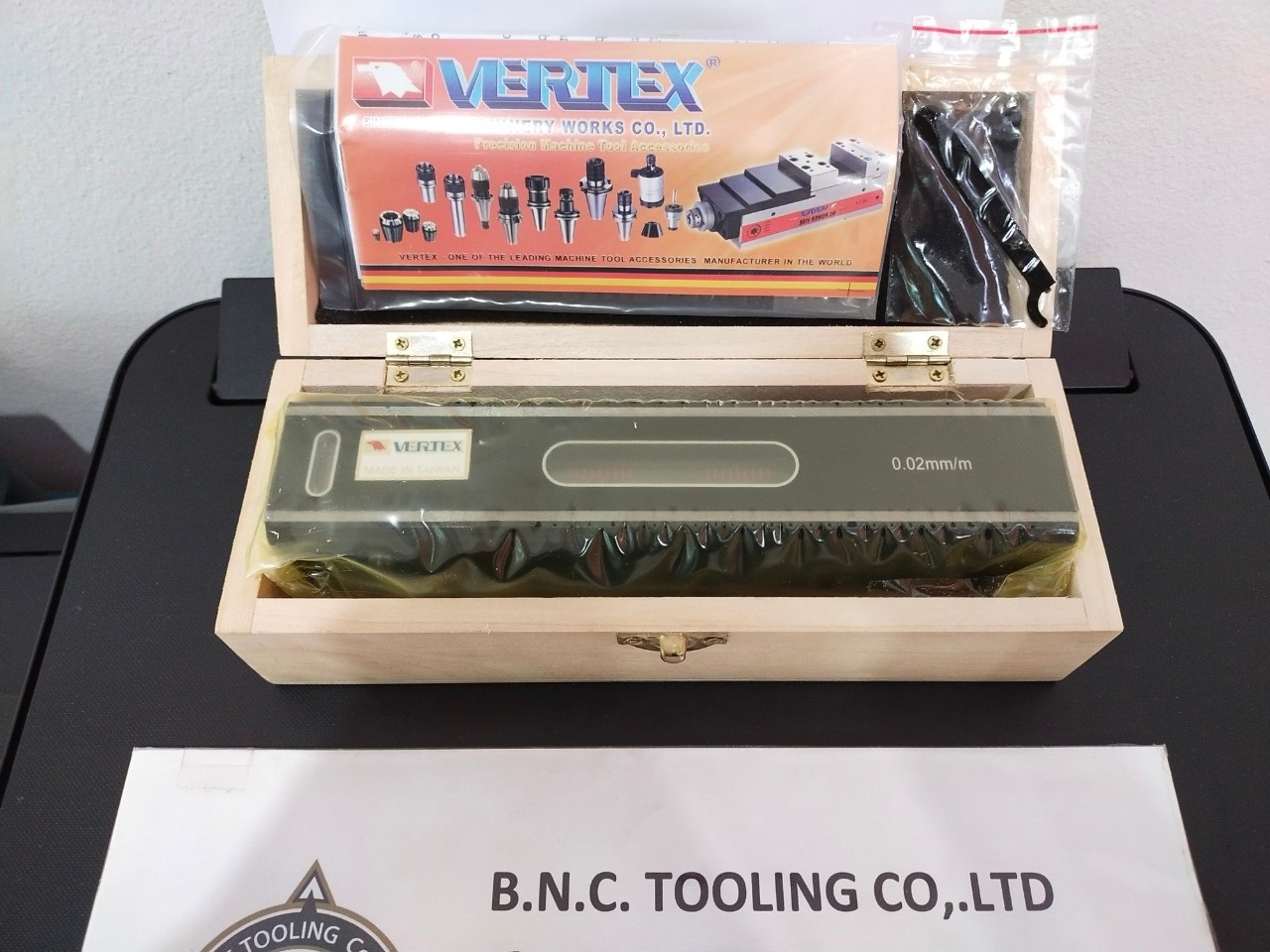 #ระดับน้ำตั้งเครื่องจักร #Vertex ขนาด 200มม. ละเอียด 0.02 mm/M #HORIZONTAL #LEVELING INSTRUMENT REF: VLI-200A #VERTEX