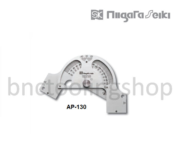 โปรแทรคเตอร์วัดมุม,Angle Protractor,Niigataseiki,AP-130