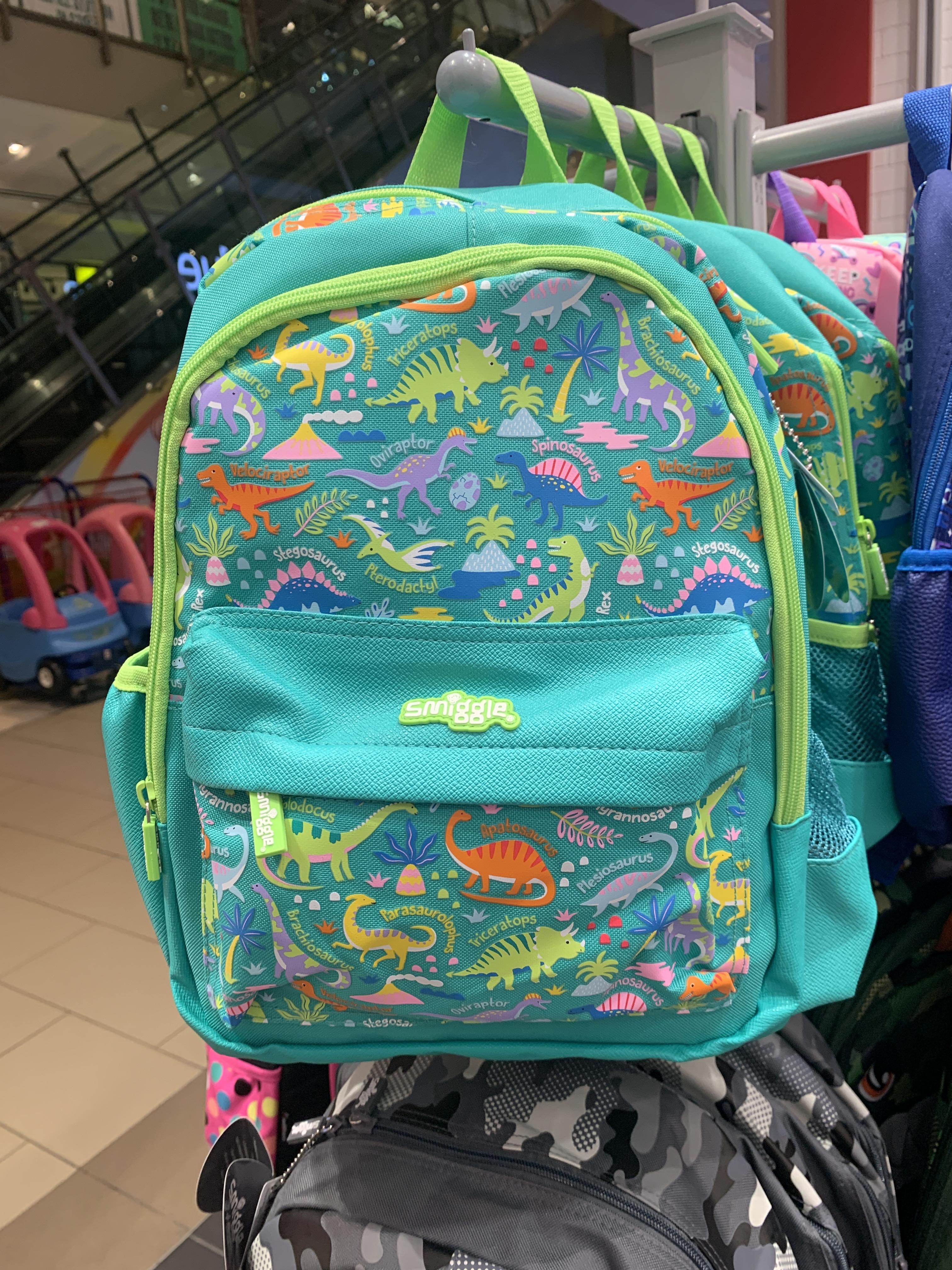 กระเป๋าสะพาย เป้ Smiggle junior backpack- Cloud 9- ไดโน