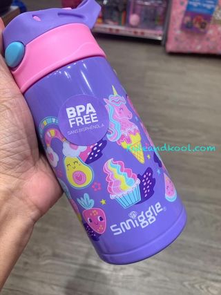 กระติกน้ำ เก็บร้อน Smiggle steel water bottle Flip Spout Junior-ไอติม