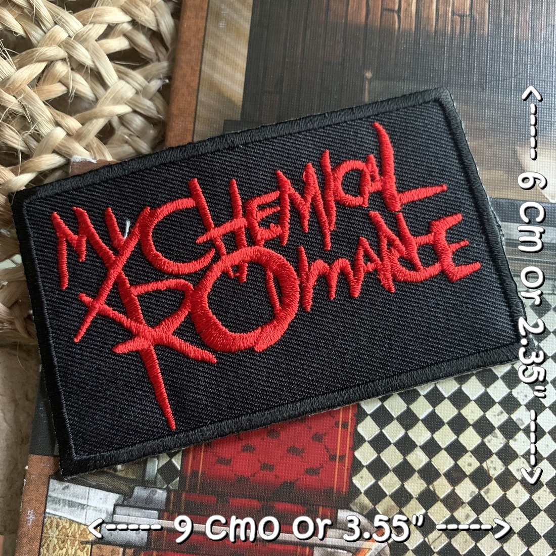 My Chemical Romance วงดนตรี ร็อค เฮฟวี่เมทัล พังค์ ตัวรีดแบบปัก อาร์มปัก ตัวรีดติดเสื้อ ตัวรีด ติดกระเป๋า ติดหมวก ติดแจ๊คเก็ต Rock Iron on Embroidered Patch