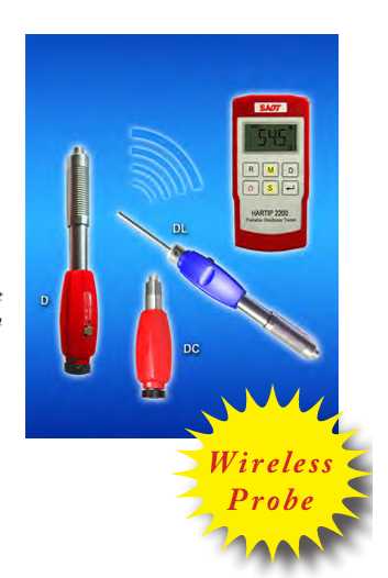 Portable Hardness Tester, Sino Age Development Technology (SADT),HARTIP2200 portable hardness tester with wireless probe,เครื่องวัดค่าความแข็ง,