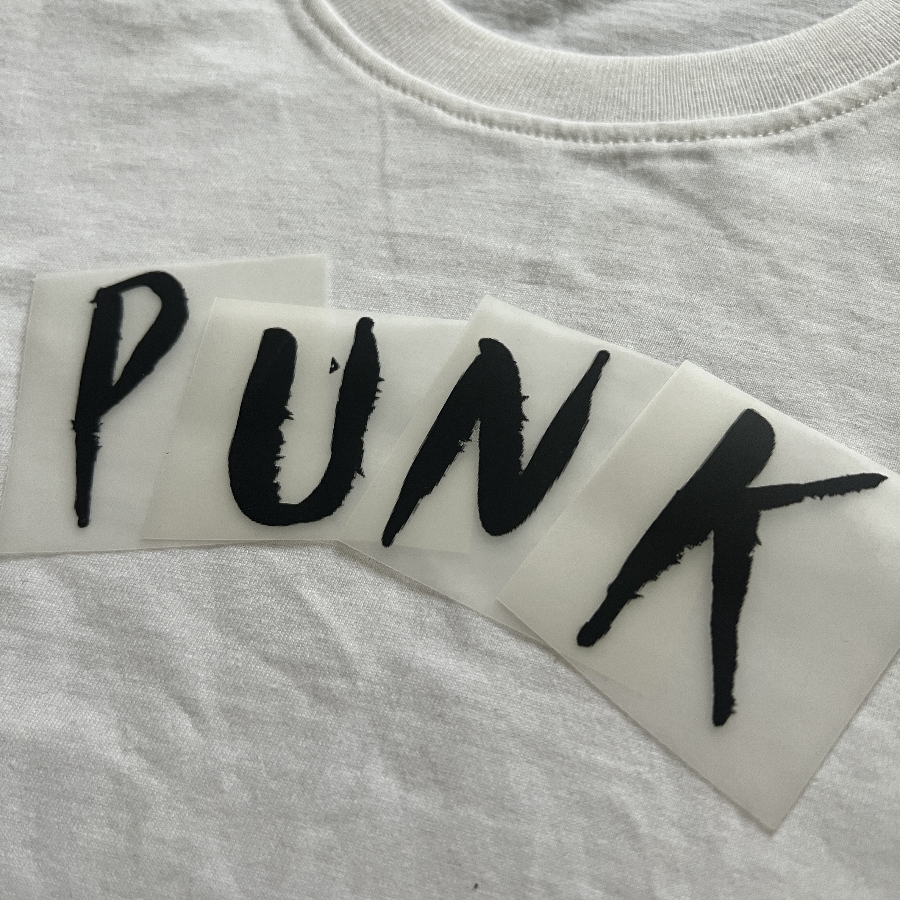 ตัวรีดติดเสื้อ ตัวรีดตัวอักษร Street พังค์ แนวๆ แบบสติกเกอร์ รีดแล้วลอก สกรีนลาย ตัวรีดDFT DTF ART Alphabet Letter