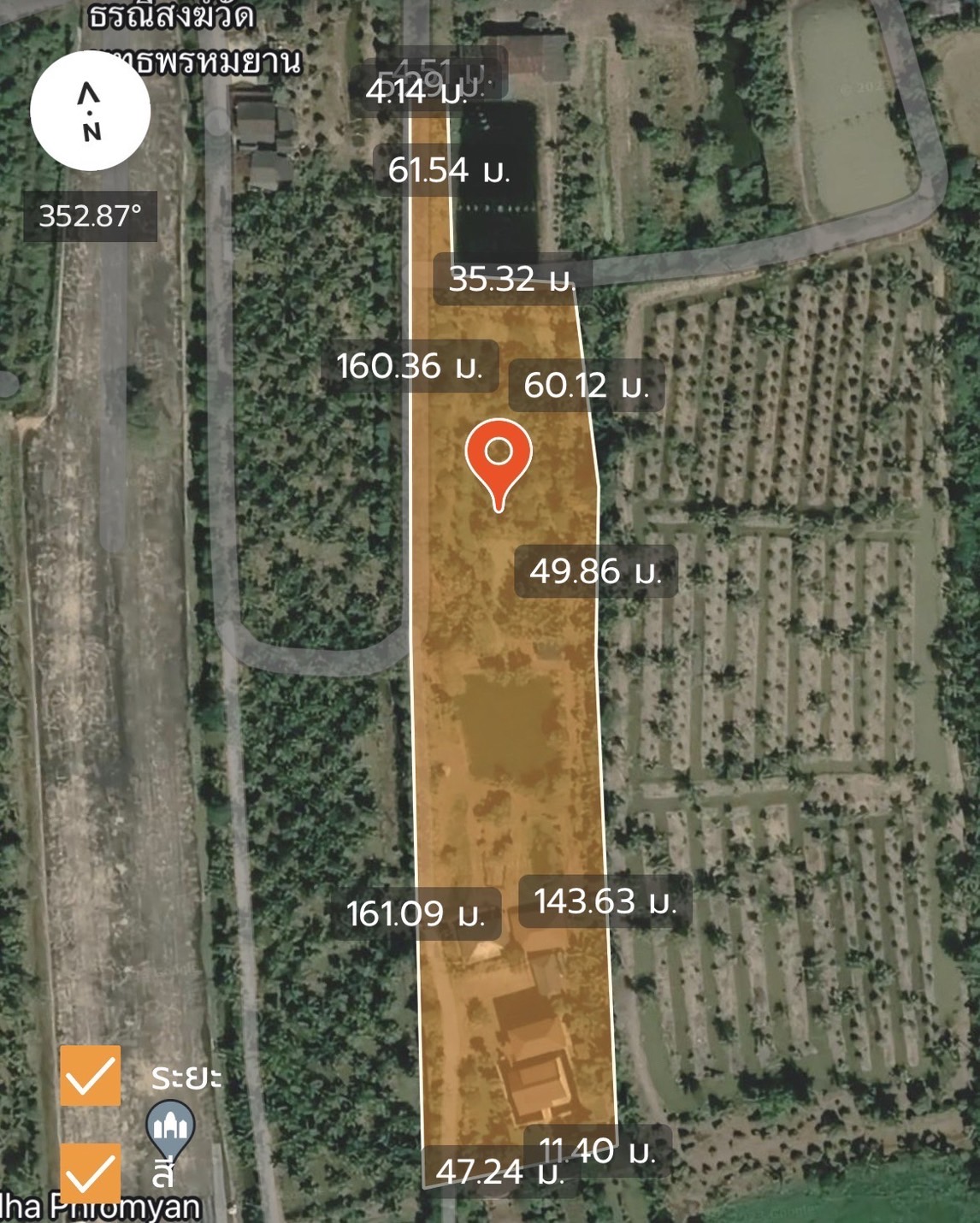 ขาย ที่ดินพร้อมสิ่งปลูกสร้าง บ้านเดี่ยว 3 ชั้น ต.ปากน้ำ อ.บางคล้า ผังเมืองสีเขียวอ่อน