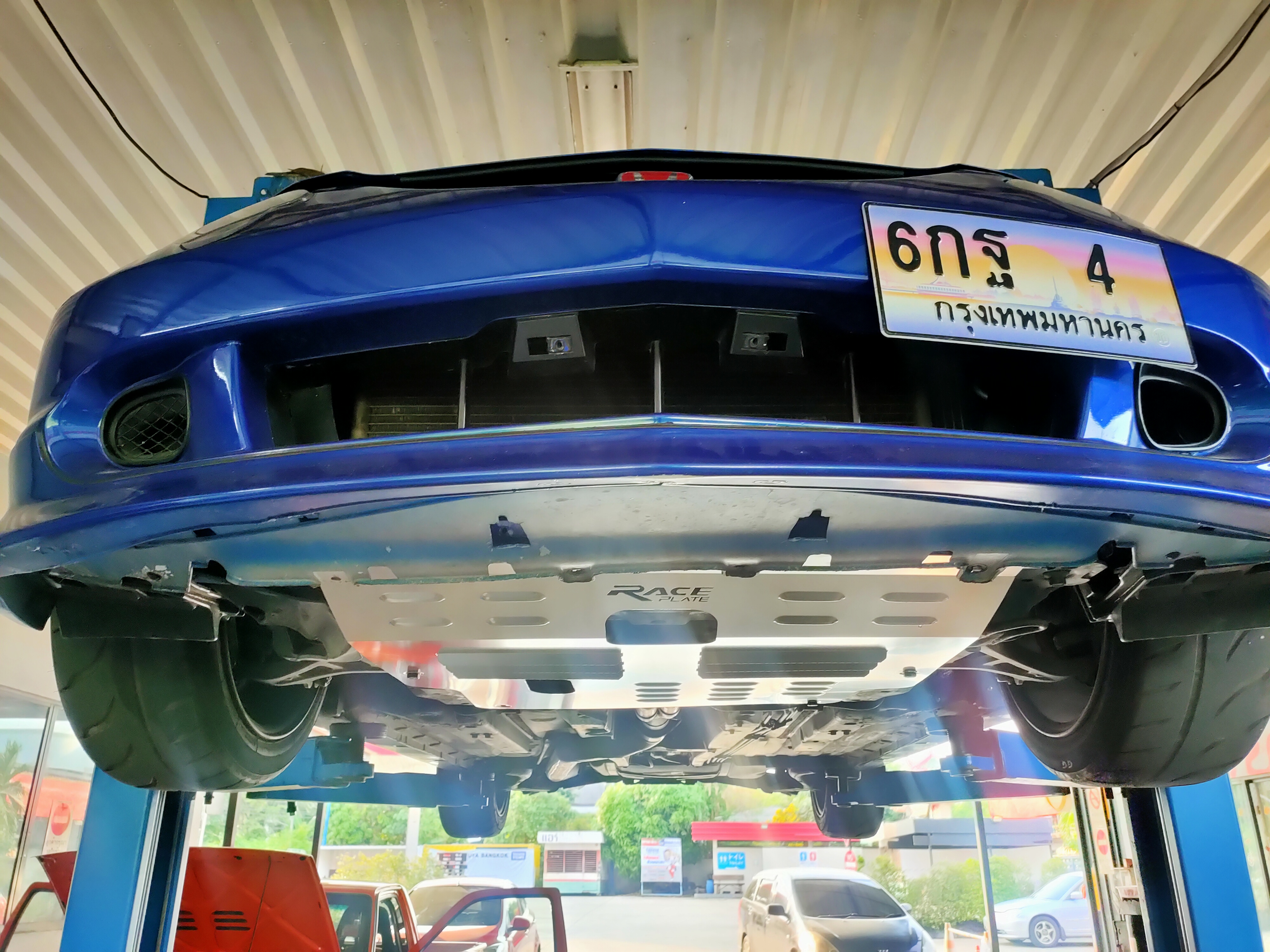 แผ่นปิดใต้ห้องเครื่องอลูมิเนียม Honda DC5 Raceplate_Undertray