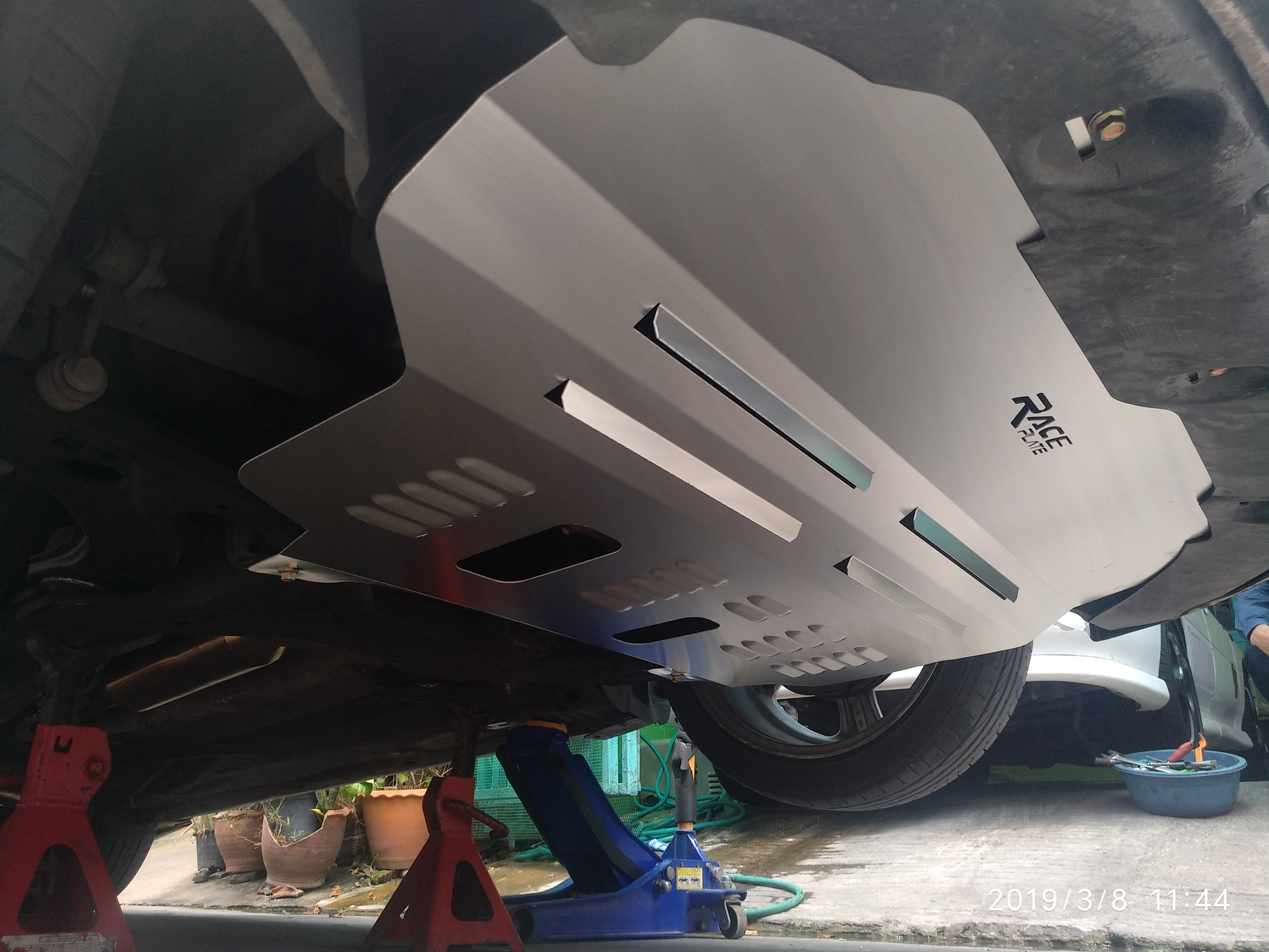 แผ่นปิดใต้ห้องเครื่องอลูมิเนียม Volkswagen New Beatle Raceplate_Undertray