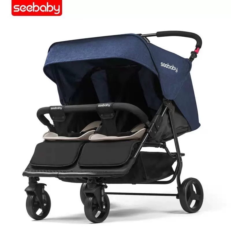 รถเข็นเด็ก น้องคู่แฝด SeeBaby (MT22) สีแดง C10191