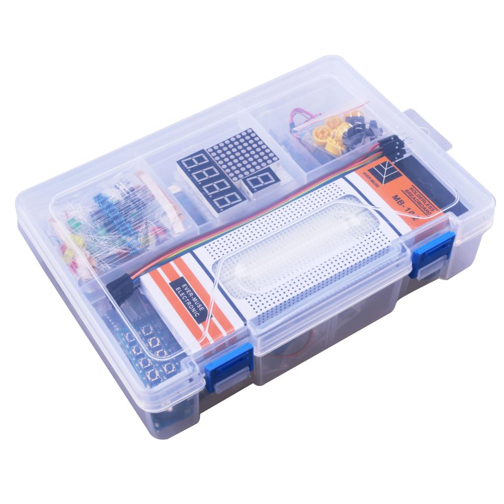 ชุดเรียนรู้UNO R3 KIT Upgraded version for Arduino Starter Kit RFID Learn Suite Stepper Motor +I2C LCD1602 ชุดคิท